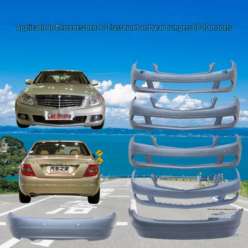 

Mercedes-Benz C-Class 08-22 Front & Rear Bumper Sports Body Kit for W204, W205, W206 - C200/C300 Models 15-18 C-Class Front Bumper Unpainted