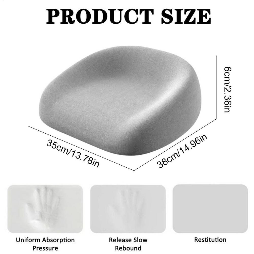 

Child Booster Seat Portable Increasing Cushion with Adjustable Straps and Non-Slip Bottom Detachable Cotton Booster Cushion сірий