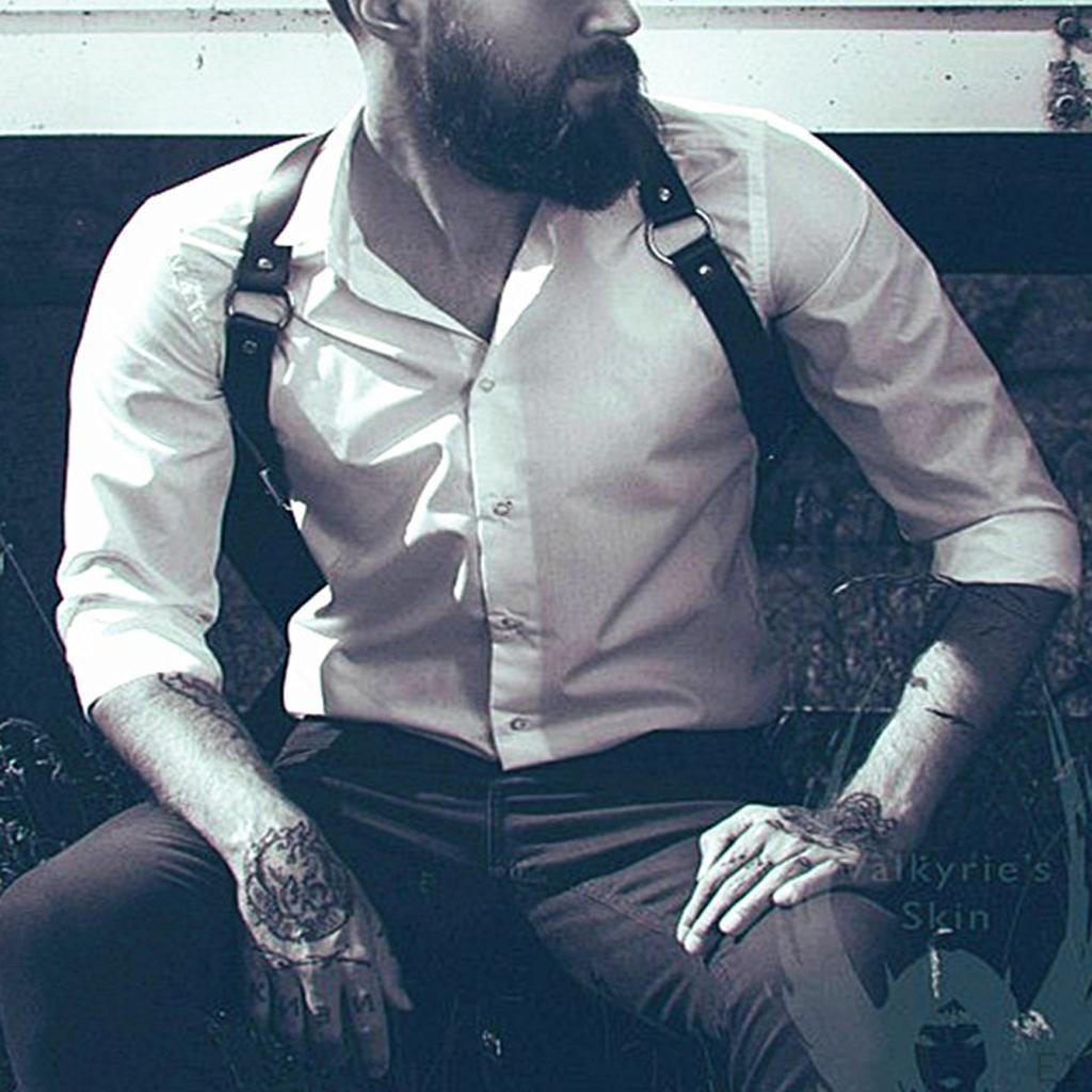 Leather Body Harness Adjustable Cosplay Club Waist Strap Costume Belt