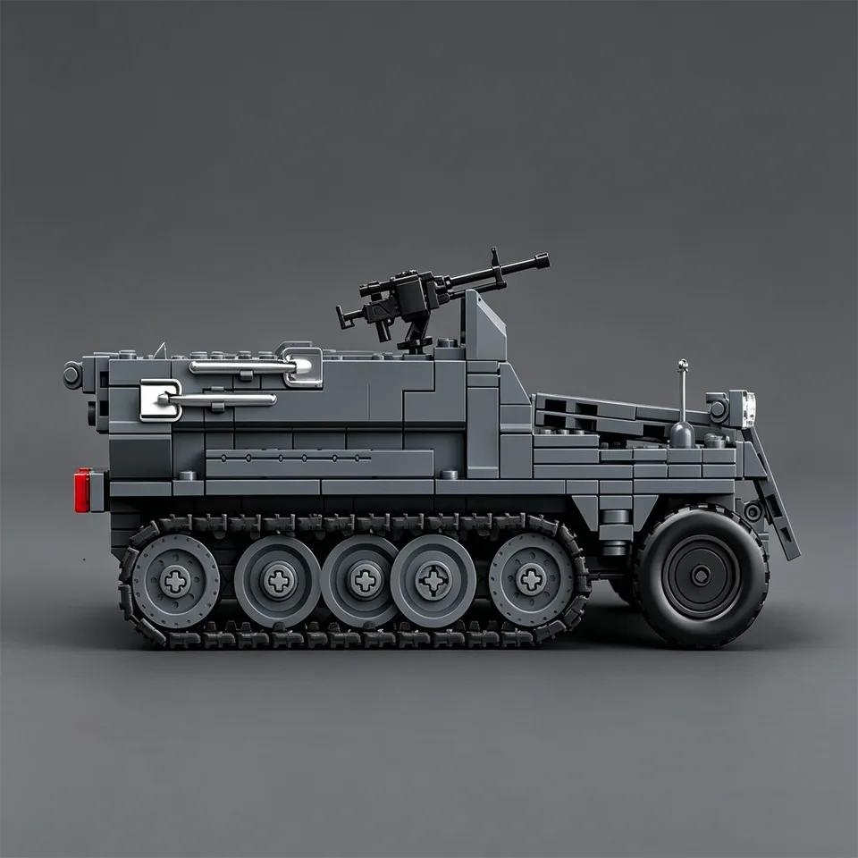 Military Army Soldiers World War SWAT Armored Vehicle Main Battle Tank Building Blocks Bricks Kids Boy Toy Assembly Christmas Birthday Gifts