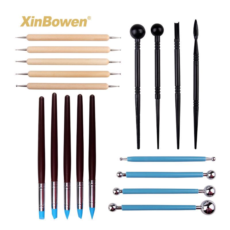 Cross-Border Polymer Clay Tool Set: Impression Remover, Carving Knife & Dotting Pen