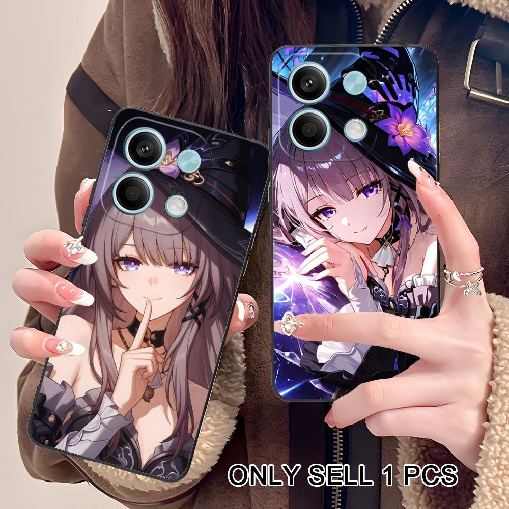 HSR Herta Matte TPU Mobile Phone Case for POCO M7 M6 M5 M4 M3 X7 X6 X5 X4 X3 Pro GT 5G Colorful Printing Cover