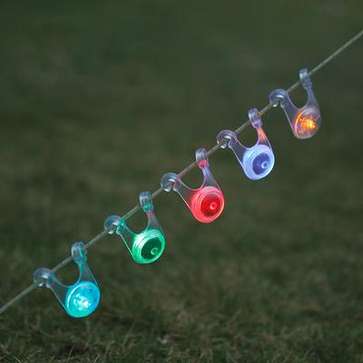 1 pz tenda in gomma leggera corda di protezione appesa luce di campeggio esterna escursionismo spia IPX4 impermeabile