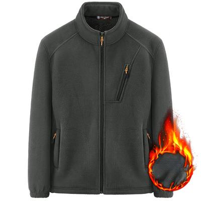 Plüsch Fleecejacke Herren Herbst und Winter Neue Outdoor Sport Lamm Samt Herren Strickjacke Trendy Herren Style