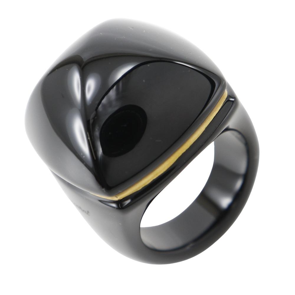 

Baccarat Medici Ring black crystal #6.6(US Size) 20.0g Women Used