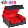 Smine Deck Stor Samlekort Kortoppbevaring Kort Holder 1800 Samlekort Magnetiske Terninger PU for Trading Lasterveske, Kapasitet, Etui, Boks, Etui, Kort,