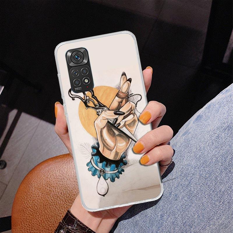 Hair Stylist Scissors Brush Phone Case For Xiaomi Redmi Note 15 14 13 12S 12 11 Pro Plus 14S 11S 11E 10 10S 11T 5G Personalized