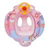 Baby Pool Float with Safety Seat Steering Wheel Cartoon Inflatable Swimming Ring Pool Swim Training Aid for 1 6 Years