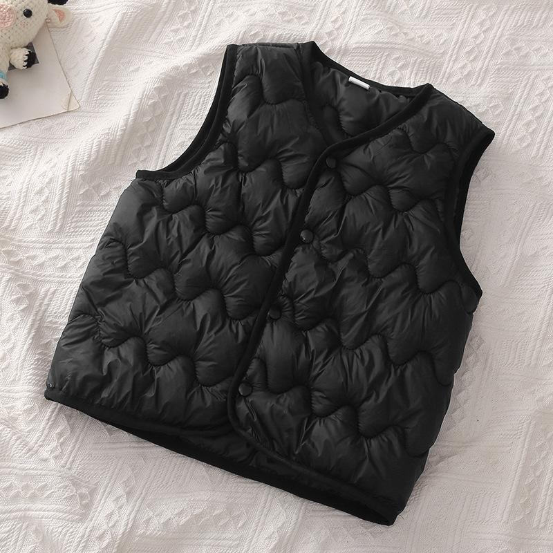 Children's Cotton Vest: Slim Fit, Warm & Thickened for Boys and Girls - Autumn/Winter Wear for Small and Medium Kids.