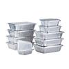 ZISIZ Disposable Aluminum Foil Containers with Paper Lids