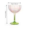 Crystal Petal Shaped Wine Glasses French Style Tall Foot Wine Cup Elegant Flower Shape Goblet  Bar