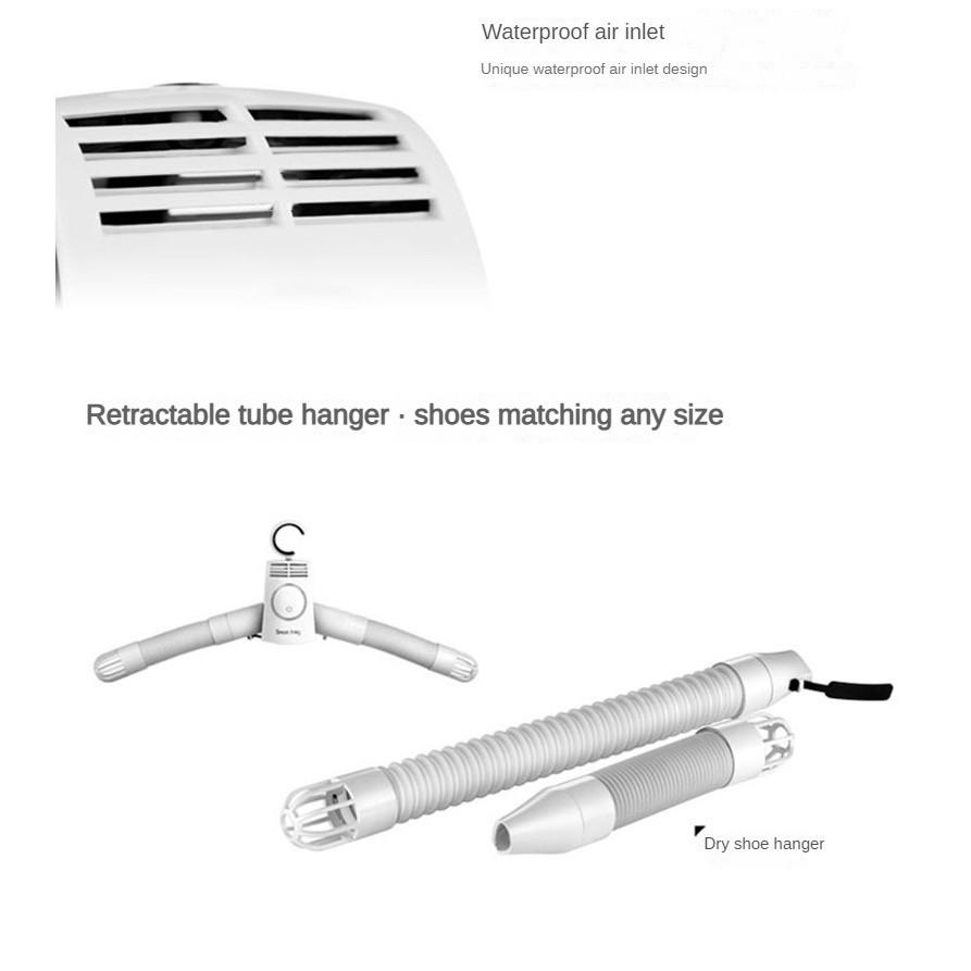 Smart Portable Electric Clothes Dryer Multi-function Quick Drying Machine Clothes/Shoe Drying Hanger 150W