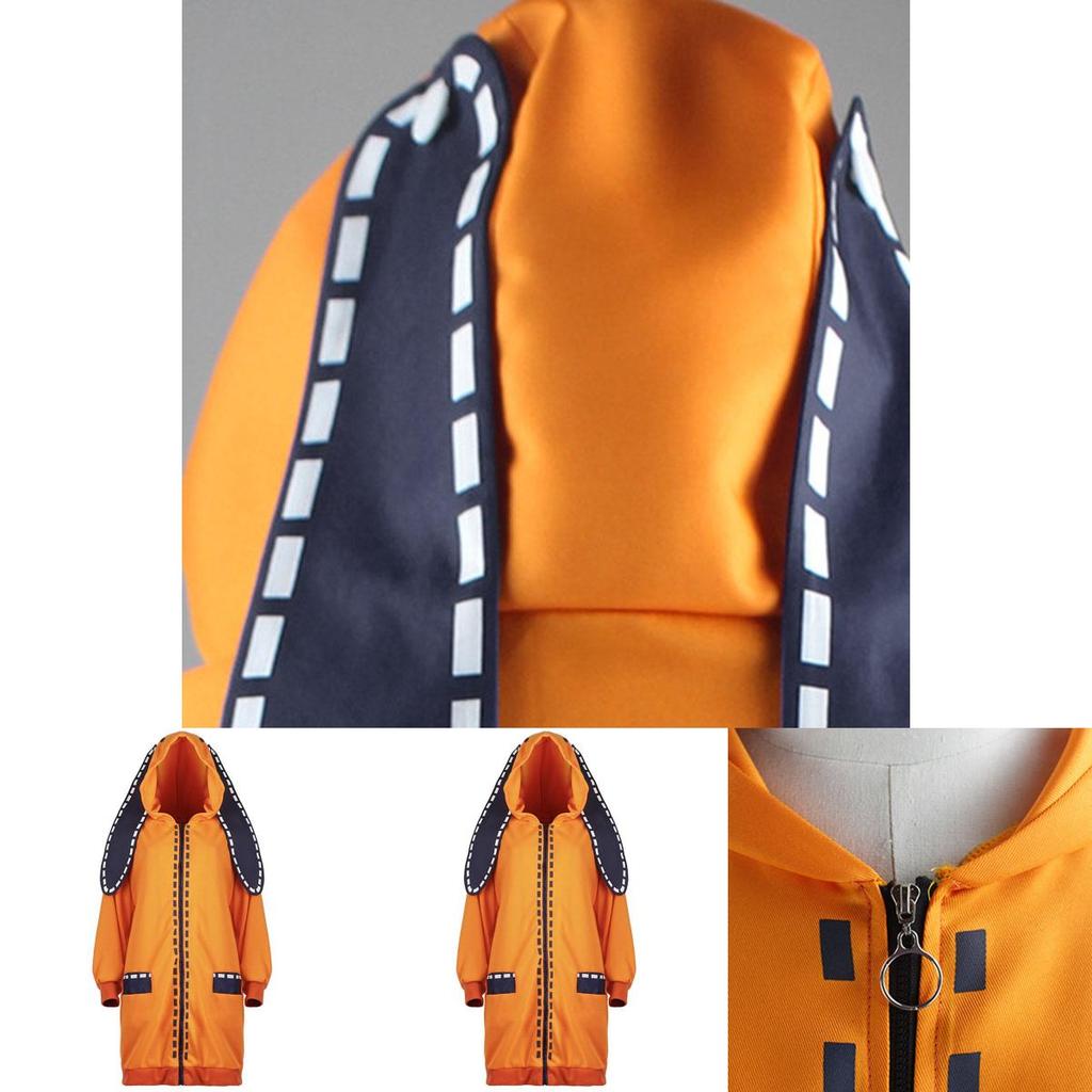 Kakegurui Compulsive Gambler Runa Yomozuki Cosplay Costume Cozy Hoodie Coat
