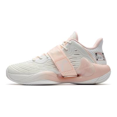 Water Flower 4 Nitrogen Technology Non-Slip Shock Absorption Wear-Resistant Low-Top Basketball Shoes Men Basketball Shoes White Pink 112231109-4