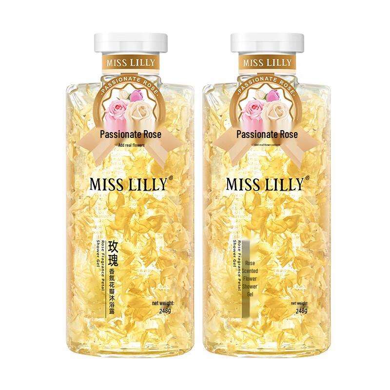MISS LILLY Rose Scent Petal Shower Gel