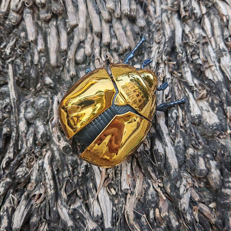 1 Piece Scarab Beetle Children'S Plastic Animals Toy Wind Up Beetle Bionic Toys Creative Prankster Animated Insect Model