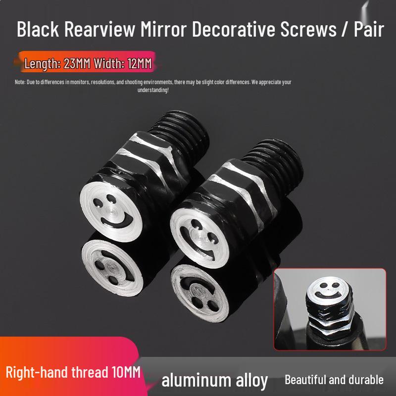 Motorcycle Modified Smiley Rearview Mirror Plug for Niu