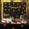 13 Going On 30 Gold Glitter Banner - 13th and 30th Birthday Party Decorations, Favors and Supplies