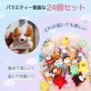 SALUDABLE Plush Keychain Set of 24 Mini Animal Toys, Cute Prize Gifts (Set A)