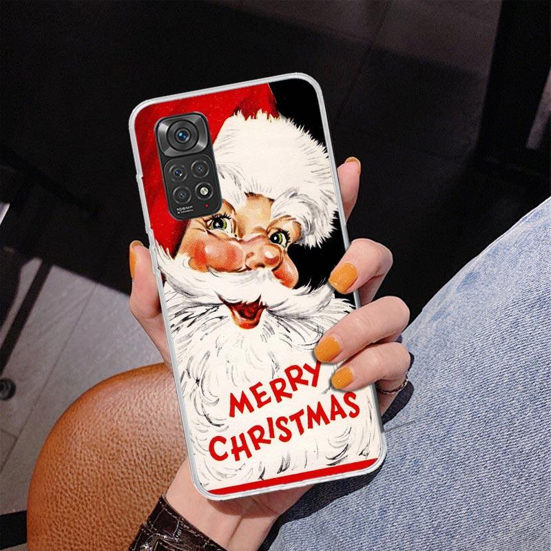 

Christmas Santa Claus Present Phone Case For Xiaomi Redmi Note 15 14 13 12S 12 11 Pro Plus 14S 11S 11E 10 10S 11T 5G Personalize Redmi Note 11 Pro 4G