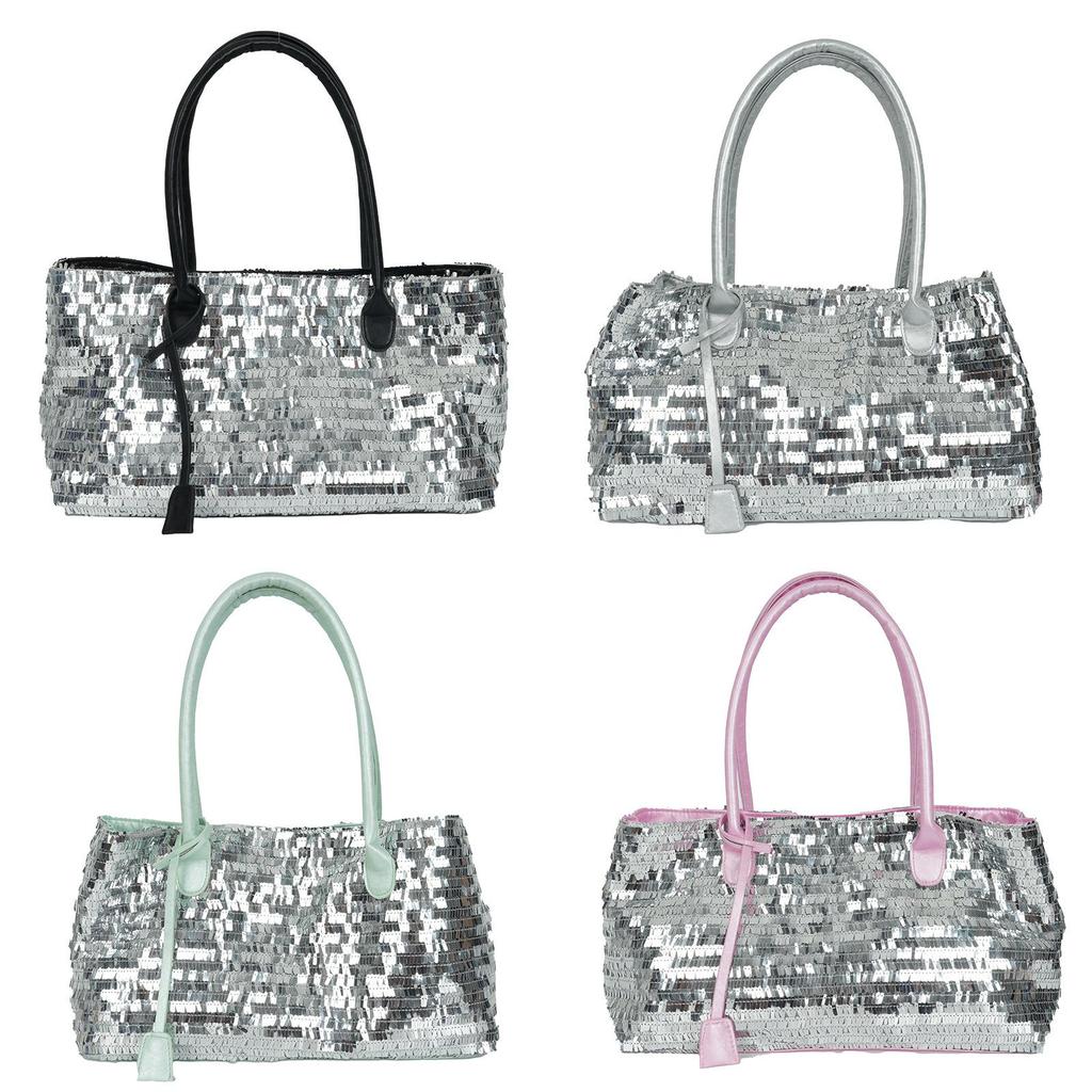 Minimalist Bag For Women With Sequin Details And Magnetic Closure For Daily Use