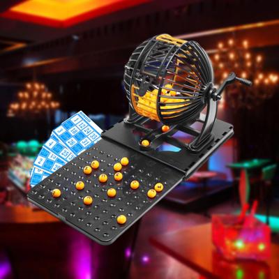Tradiční hra Bingo Šťastné číslo Klasické vzdělávací hry Set Lucky Ball Machine pro