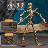 1 Set Multi-Articulable Skull And Bone Puppet Decoration Magnetic 3D Skull Model Assembly Toy Action Figures Anime Game