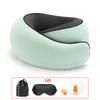 Cuscino da Viaggio per il Collo in Memory Foam per Comfort in Aereo Design Compatto ed Ergonomico per Viaggi, Viaggi in Auto, Uso Domestico Ideale
