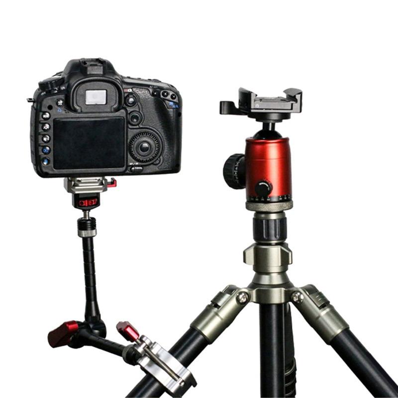 ABNRR Aluminium Alloy Portable Arm Mobile Phone Motion Camera Universal Metal First Angle Camera Accessories,Black NONE
