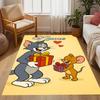Looney Tom Jerry's Valentine Customized Name Floor Rug Office Rug Design for Balcony Living Rooms Study room Hallway Antislip Carpet Office home decor