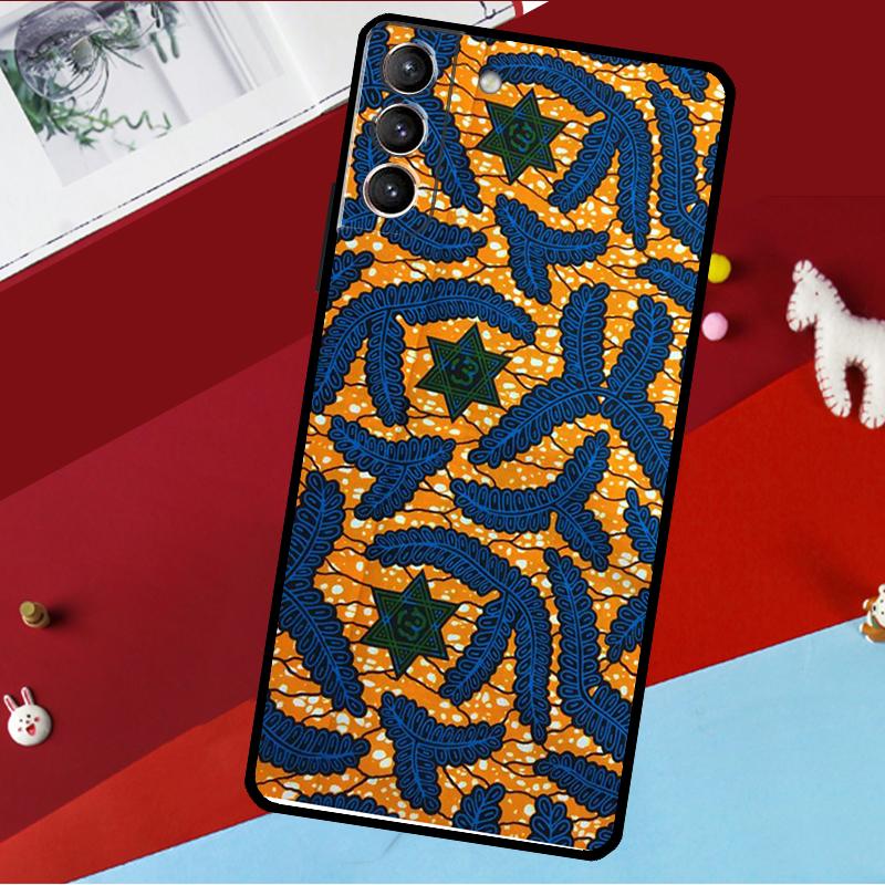 African Style Fabric Print Funda For Samsung Galaxy S26 S25 S24 S21 S22 S23 Ultra S10 Plus S20 FE S25 FE Phone Case
