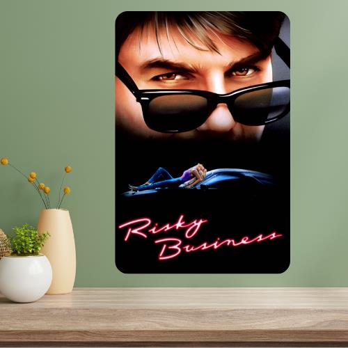 

Risky Business Classic Movie Metal Poster Sign 20x30cm（7.8x11.8inch）