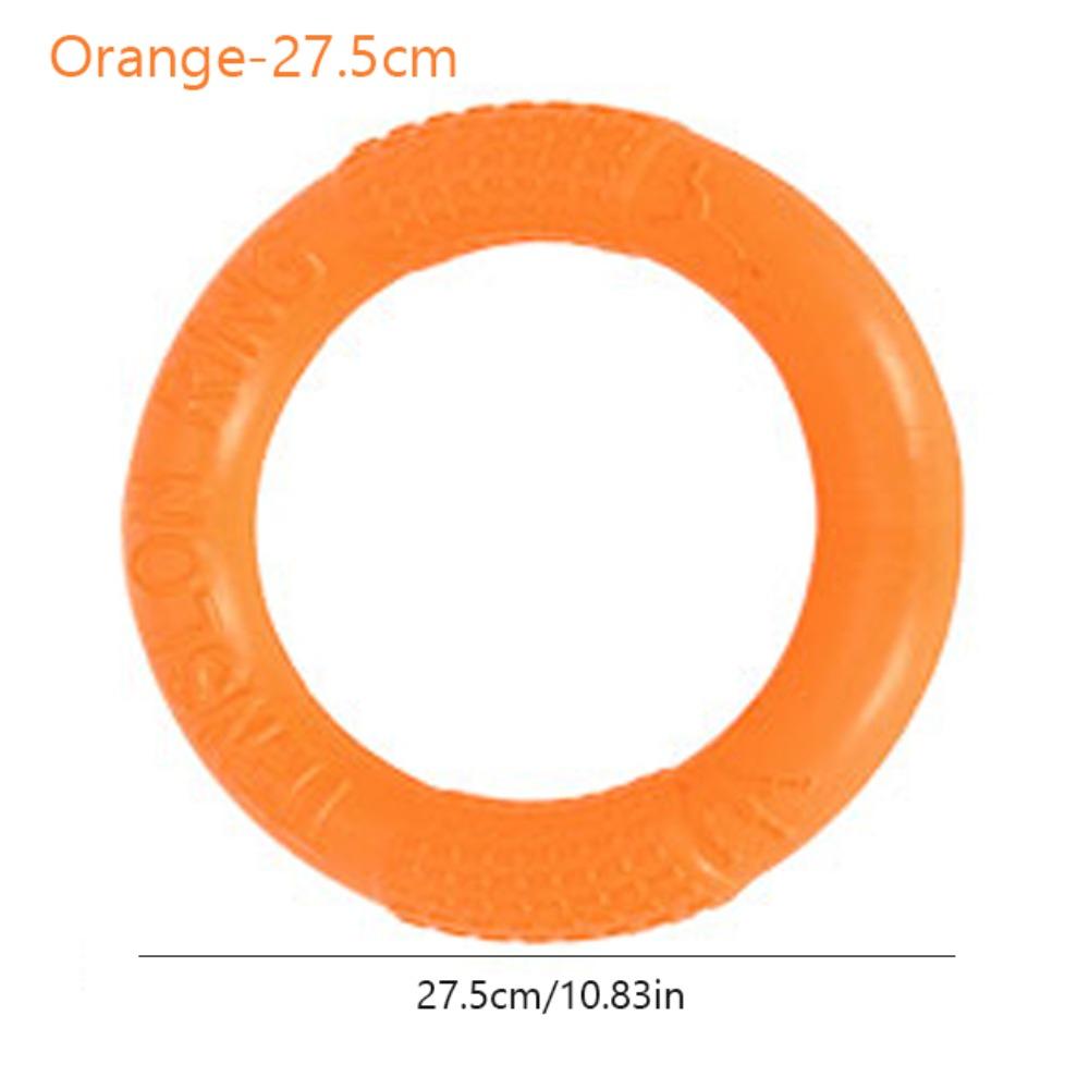 

Игрушка ЕВА Летающий диск для собак Устойчивая к укусам Игрушки для метания и полета для собак Интерактивное тренировочное кольцо для собак Подарок Orange-27.5cm