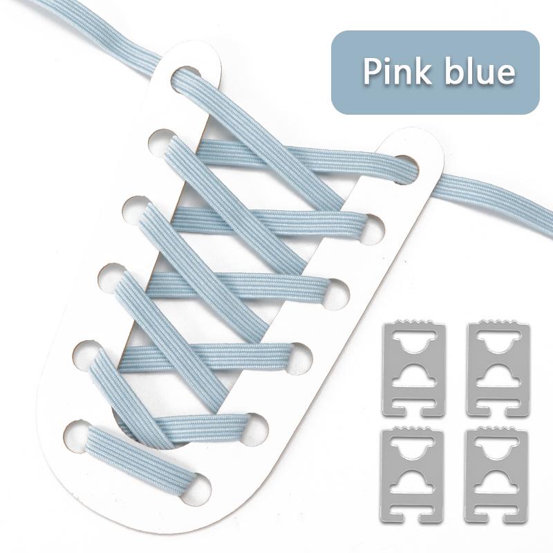 1 Pair Elastic No Tie Shoe Laces Anchors Flat Shoelace Lock Clip for Adults and Kids Tieless Shoelaces for Sneakers