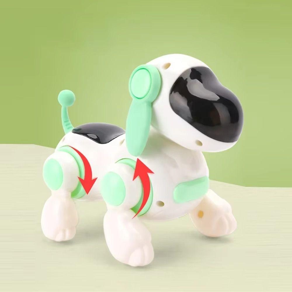 Plastic Dog Walking Dancing Toy Puzzle Toy Robot Electronic Dog  Valentine's Birthday
