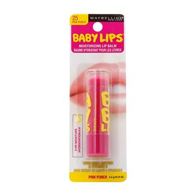 Baby Lips Moisturizing Lip Balm 25 Pink Punch, 0.15 Oz