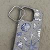 Starfish Printed Silicone Case For iPhone 16 Pro Max 14 15 Plus 13 12 Pro Max 11 Shockproof Leather Texture Soft TPU Phone Cover