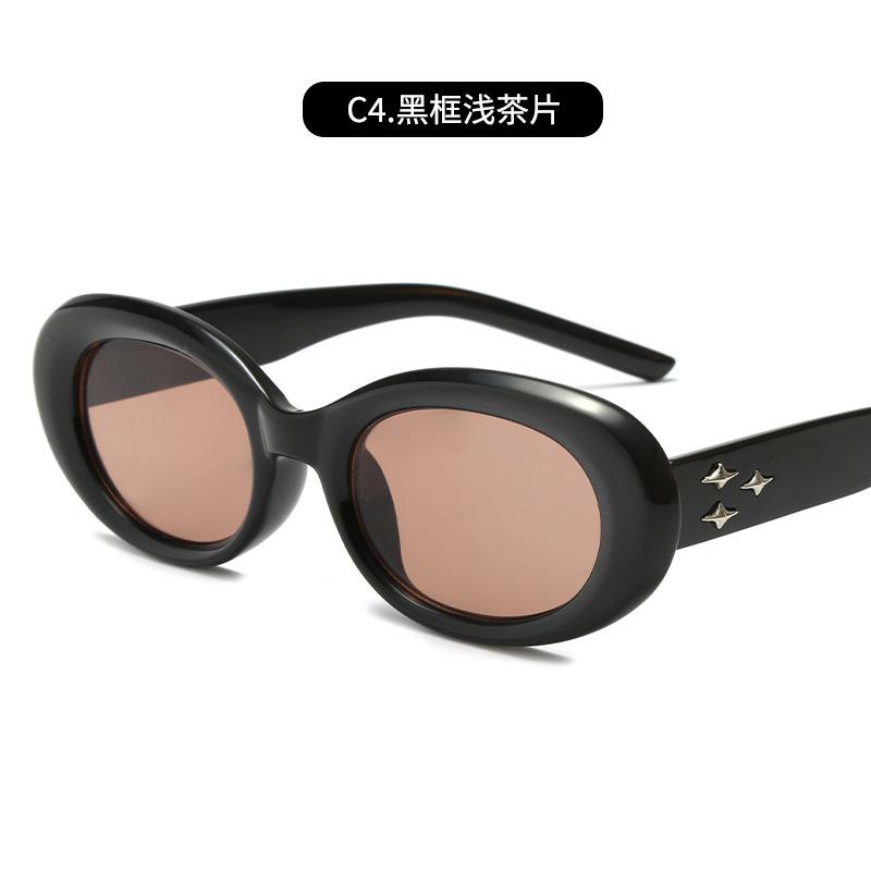 Autumn And Winter Millennial Babes Sunglasses Women'S Trendy Retro Cat'S Eye Street Shot Wearing Eve Sunglasses Men