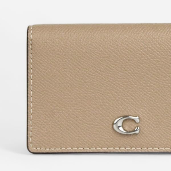 Coach Crossgrain Business Card Case CH800 LHTAU LH/Taupe [Used]