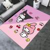 Office Rug Kuromi, My Melody Anti-Slip Rug, Machine Washable for Living Room, Bedroom, Office, Multiple Sizes, Bedroom Mat, Decorative Mat, Durable Ma
