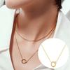 Hoop Natural Freshwater Pearl Necklace N058-03G