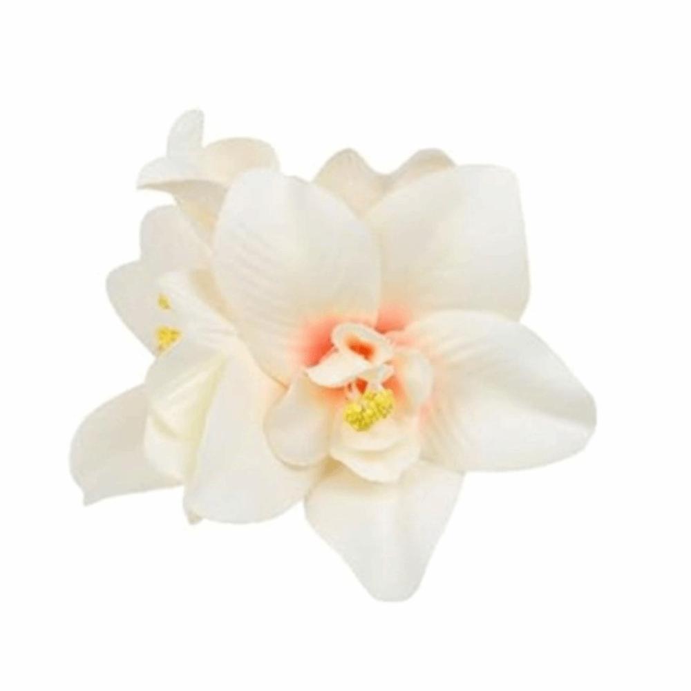 

Bohemia Hawaiian Flower Hair Clip Colorful Realistic Hair Pins 3 Orchids Hair Accessories for Beach Vacation Party