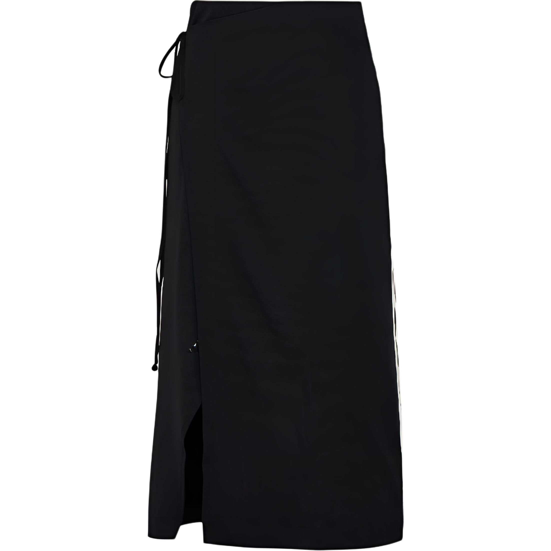 Adidas Samuel Gui Yang Co-Created Knit Striped Slim Fit Casual Long Skirt Women skirts KV9240 S
