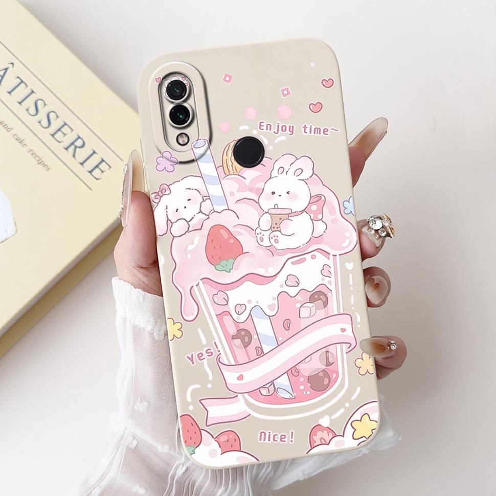For Xiaomi Redmi Note 7 Case Cute Panda Cartoon Painted Cover Soft Silicone Phone Case For Redmi Note 7 Note7 Back Covers Bumper