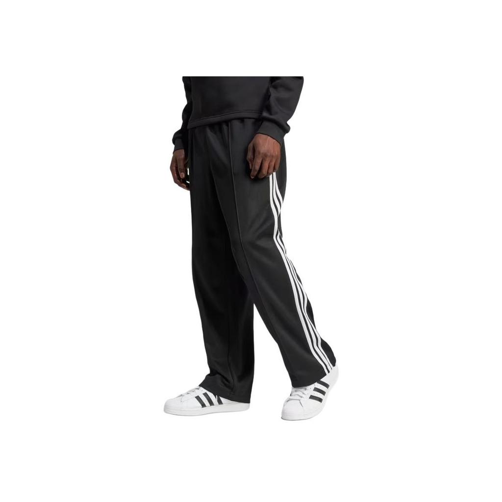 Adidas Adicolor Baggy Fit Firebird Track Pants Black Men Streetwear IZ4801