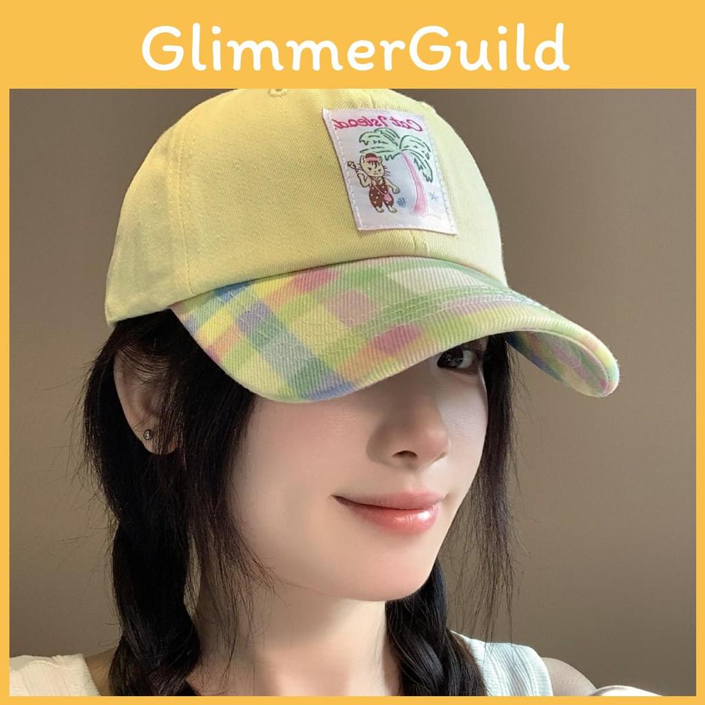 Spring Summer Trendy Cotton Embroidered Baseball Hat With Sunshade For Casual Outings