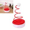 Christmas Hat Red Novelty Coiled Spiral Santa Hat One Size Fits Most Comfortable Unisex Party Favor Fun Photo Prop Holiday Decor