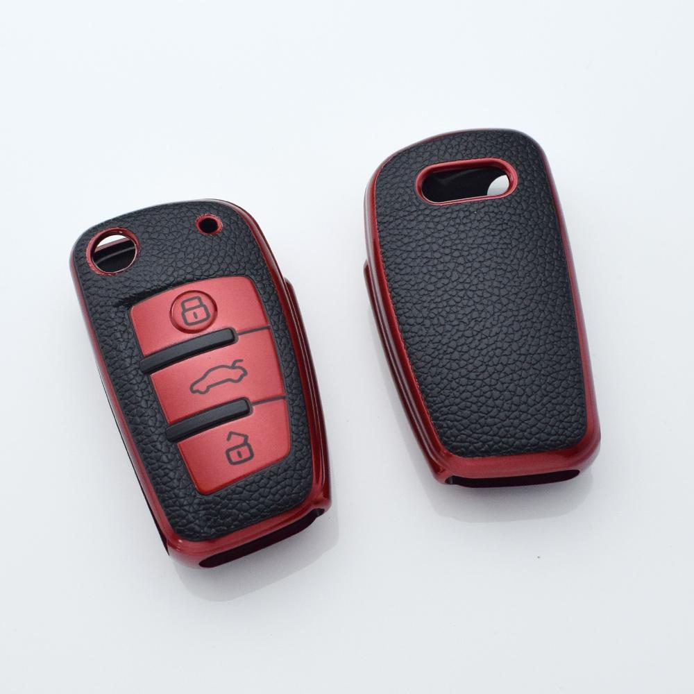 

Для A1 A3 A6 A6L Q2 Q3 Q7 TTS R8 S6 RS3 ключ TPU автомобильный чехол для ключа чехол держатель защитная оболочка брелок аксессуары