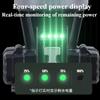 Large Capacity Solar Charging, Ultra Long Battery Life, Strong Light Battery Display, Multifunctional Headlight Type-C Solar Rechargeable