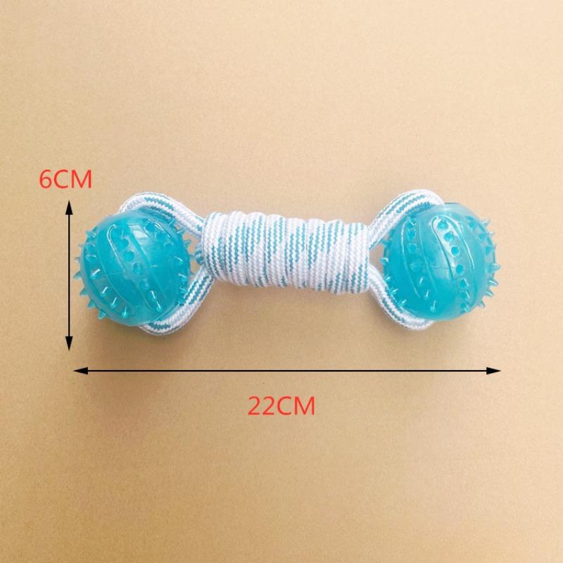 

Игрушки для собак Игрушки Хлопковая веревка Зубы, устойчивые к укусам Игрушки с шипами и мячами Интерактивные товары для животных Аксессуары для животных Товары для животных синий